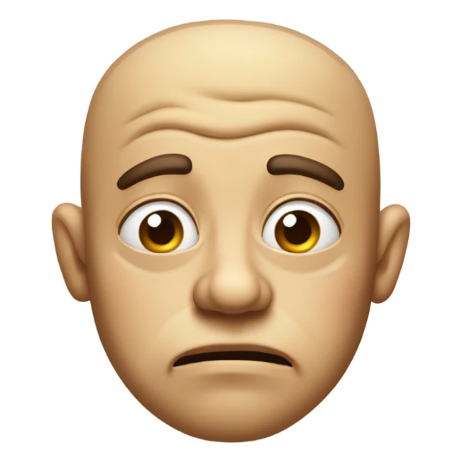 Disgusted face  sticker