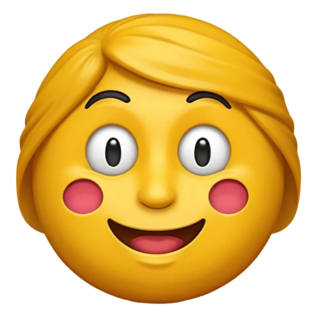 emoji che sorride con dito in bocca sticker