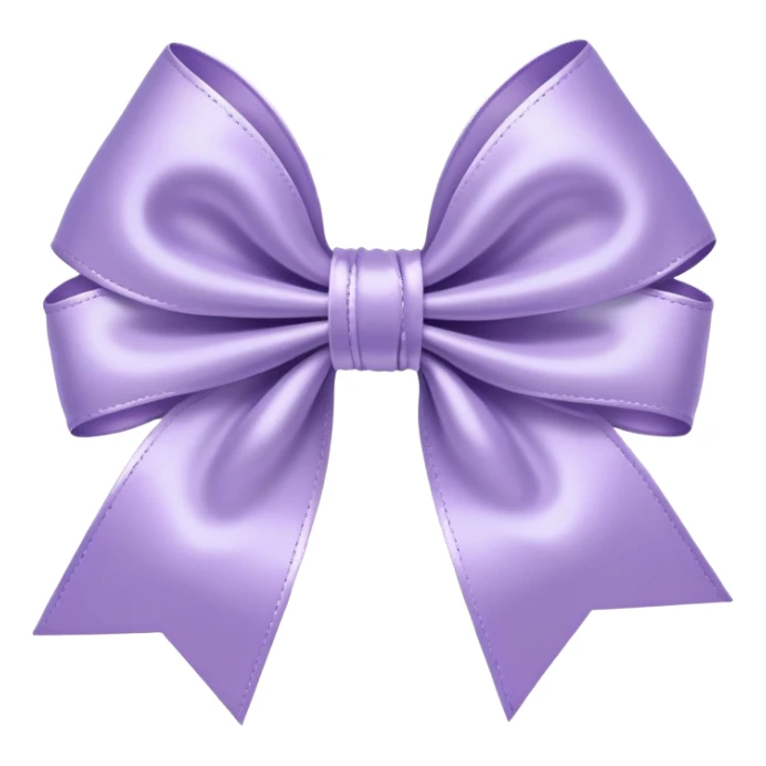 Pastel purple bow  sticker
