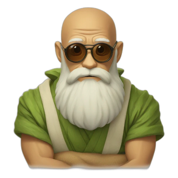 Master Roshi turtle sticker