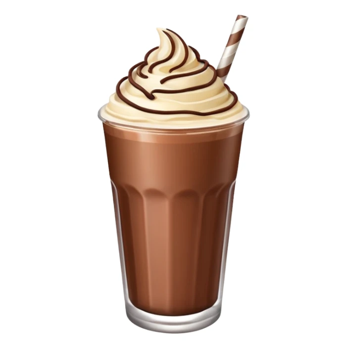 chocolate milk shake sticker
