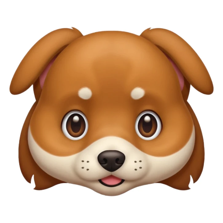 Dog rolling eyes sticker