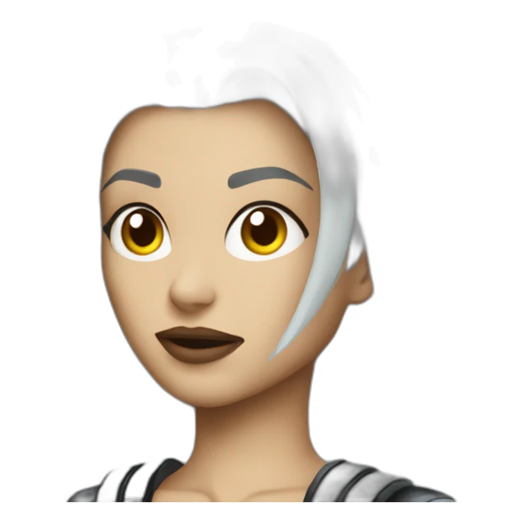 x-men rogue white streak sticker