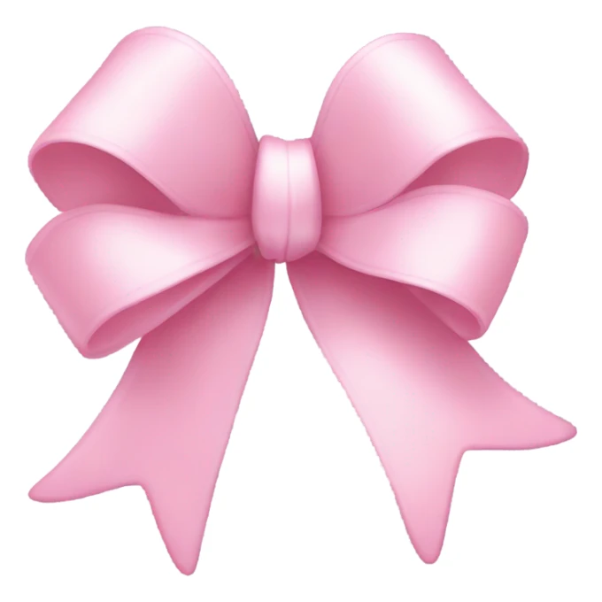 Pastel Pink bow sticker