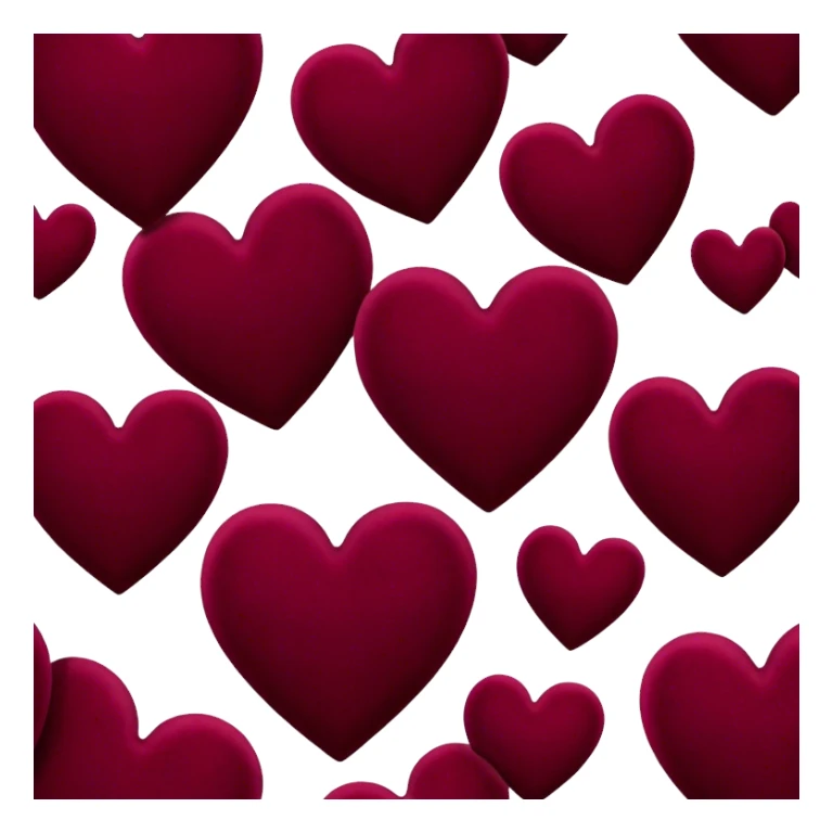 burgundy Valentine sticker