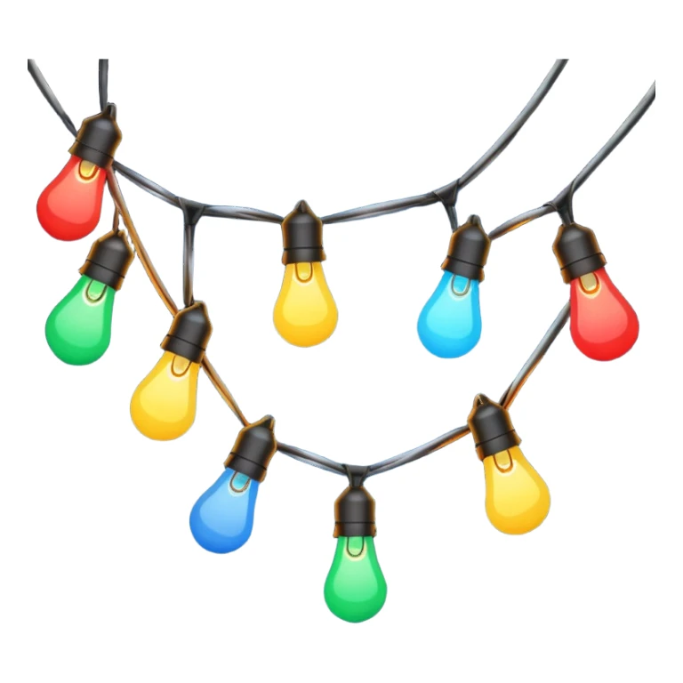 Christmas lights  sticker