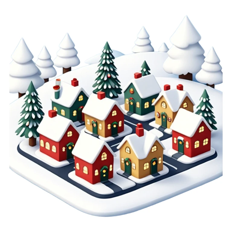 christmas village sticker