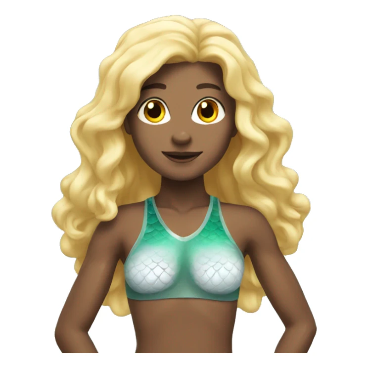 angel mermaid athlete sticker