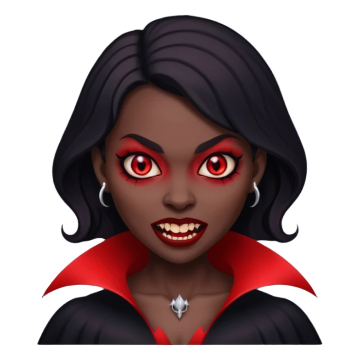 mulher escura vampira sticker