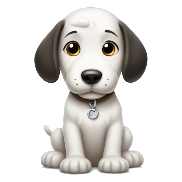 Cute baby snoopy sticker