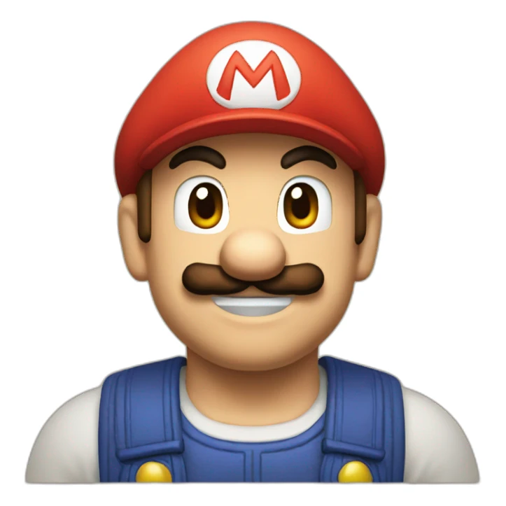 Super Mario Emoji pixels sticker