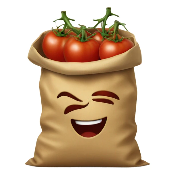bag of tomatoes singing  sticker