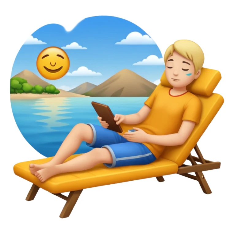 relaxing sticker