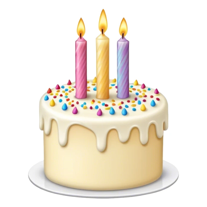 birthday cake with preroll as candle sticker