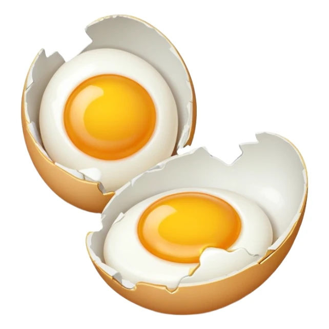 Genera dos huevos rotos  sticker