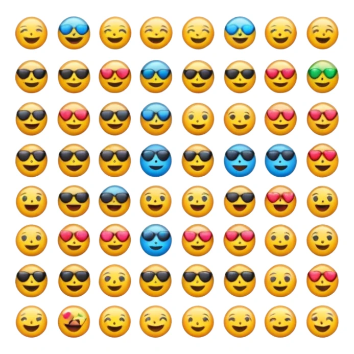 Emoji signe jul sticker