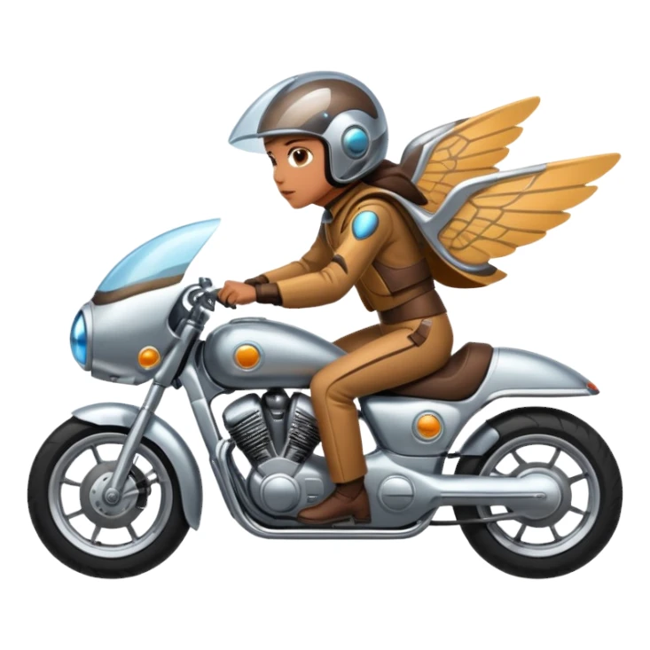 motor fly with people sticker