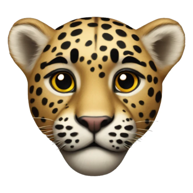 Corazón leopardo  sticker