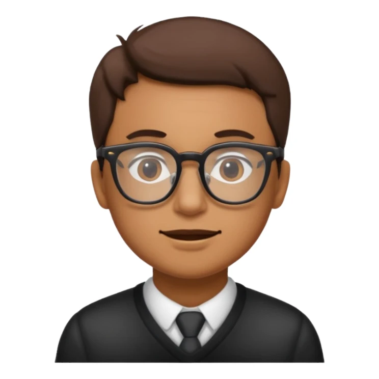 Face glasses grolzy sticker