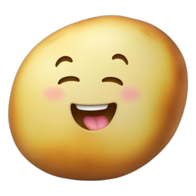 laughing Potato sticker