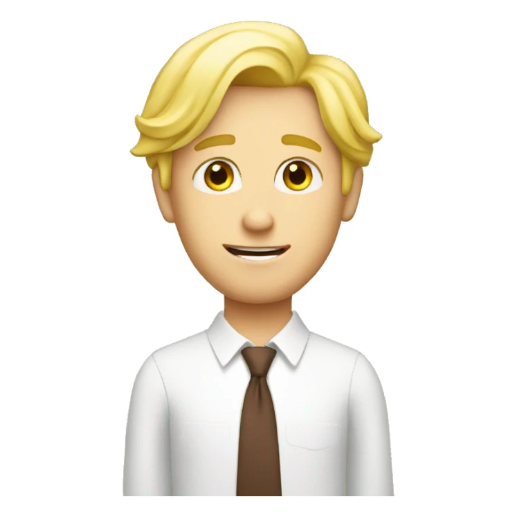 blond man saying CBO sticker