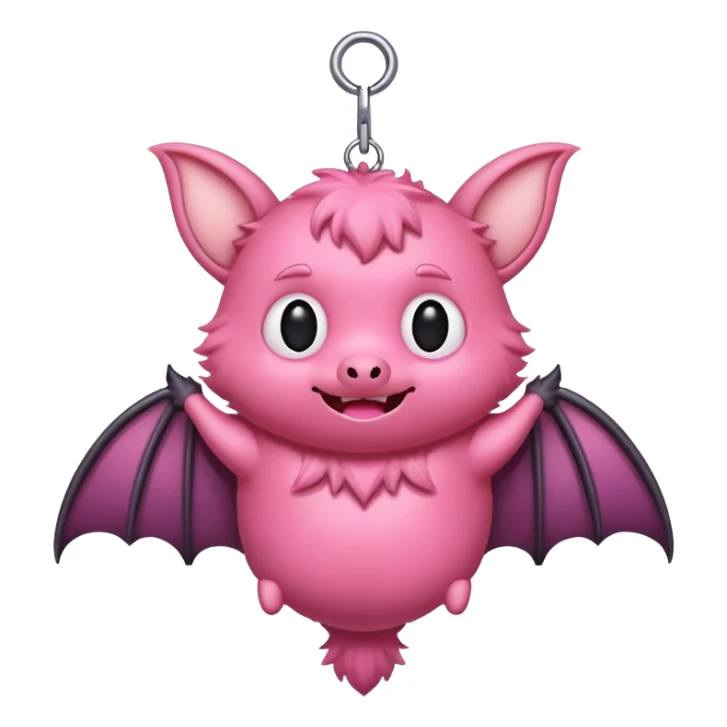 Pink bat sticker
