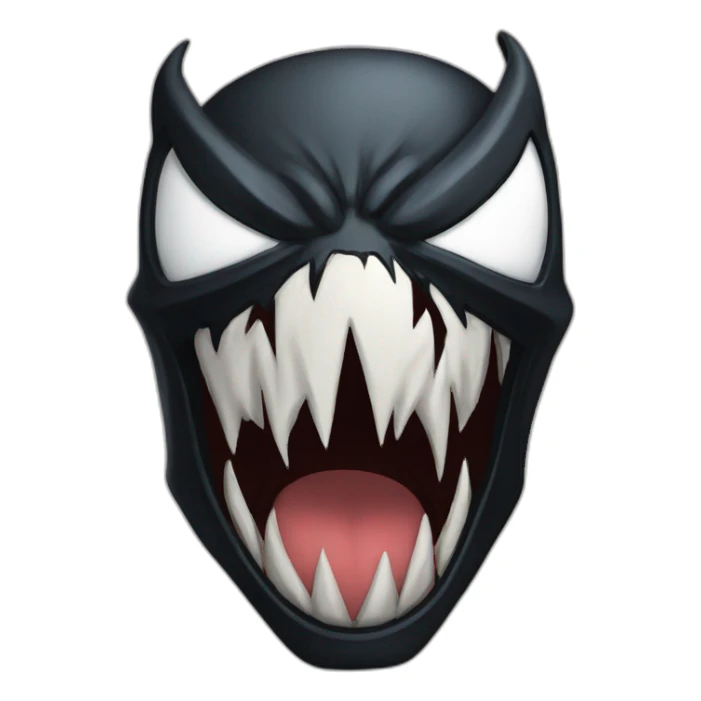 Angry Spiderman venomized sticker