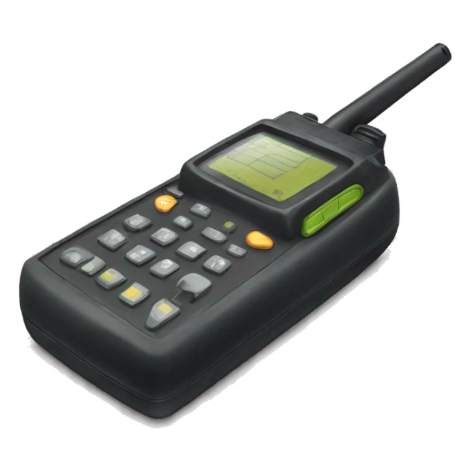 old school walkie talkie sticker