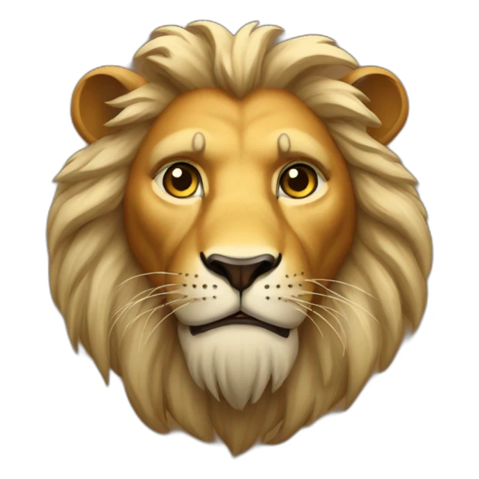 oldman lion sticker