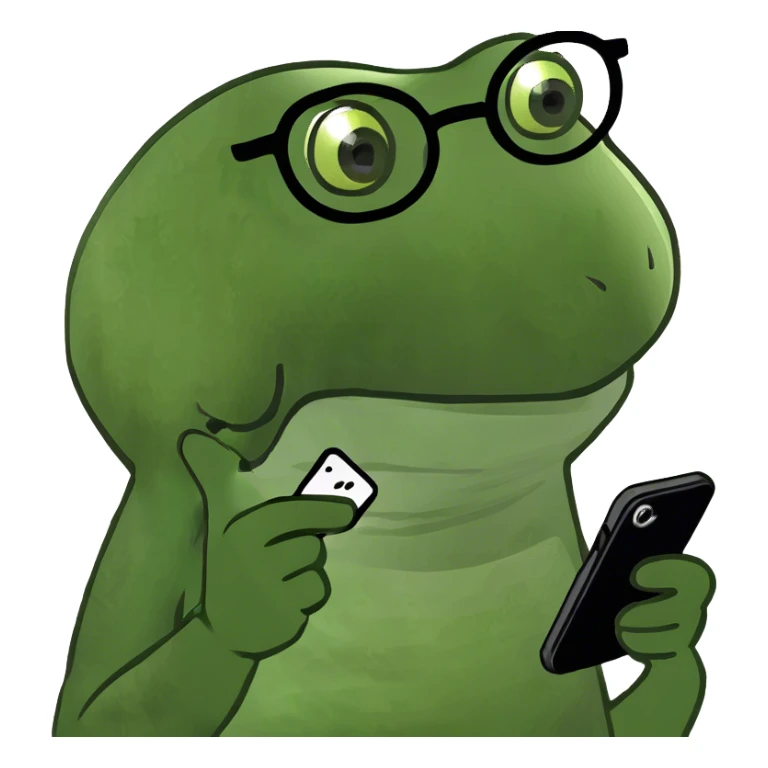 A phone with a question mark next to it sticker