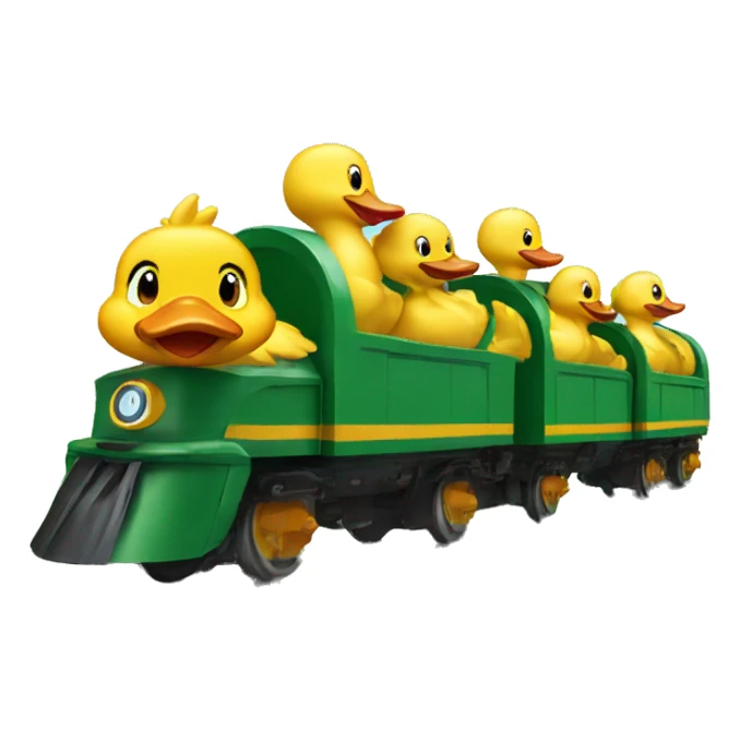 duckie train sticker