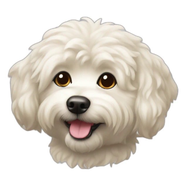 blonde-eskipoo-dog sticker