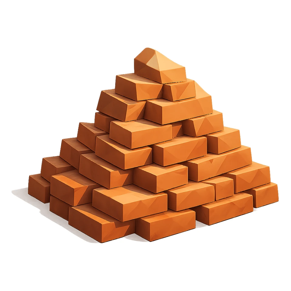 mountain of bricks sticker