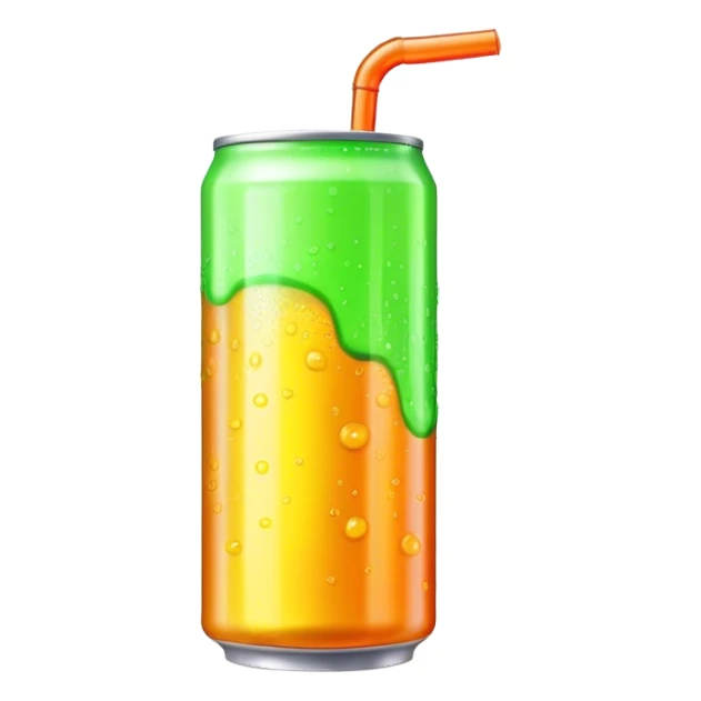 Neon energy drink sticker