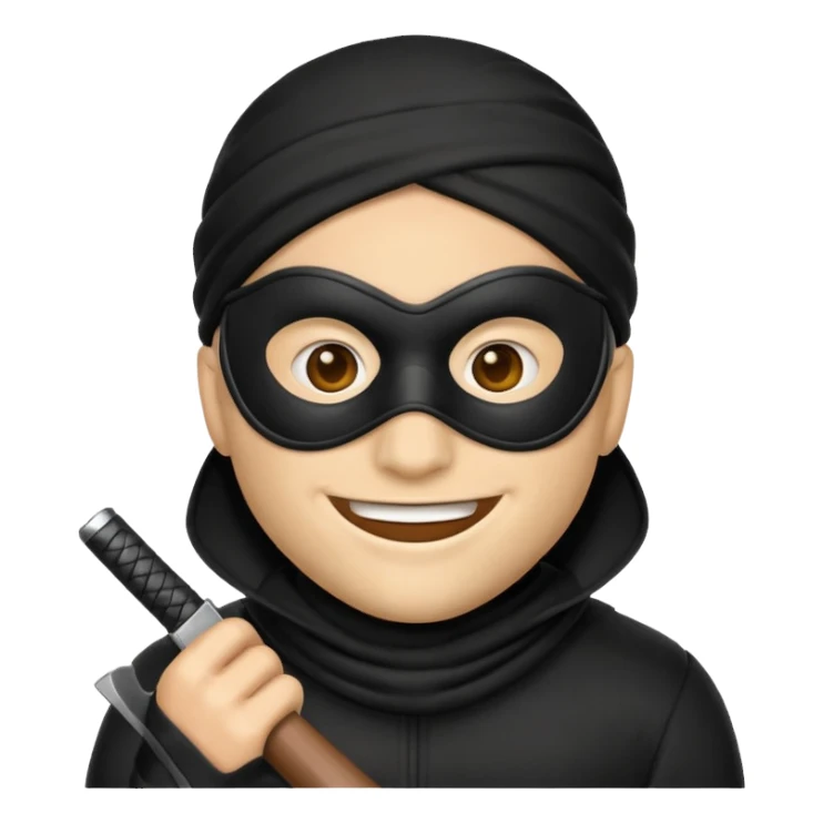 Robber emoji sticker
