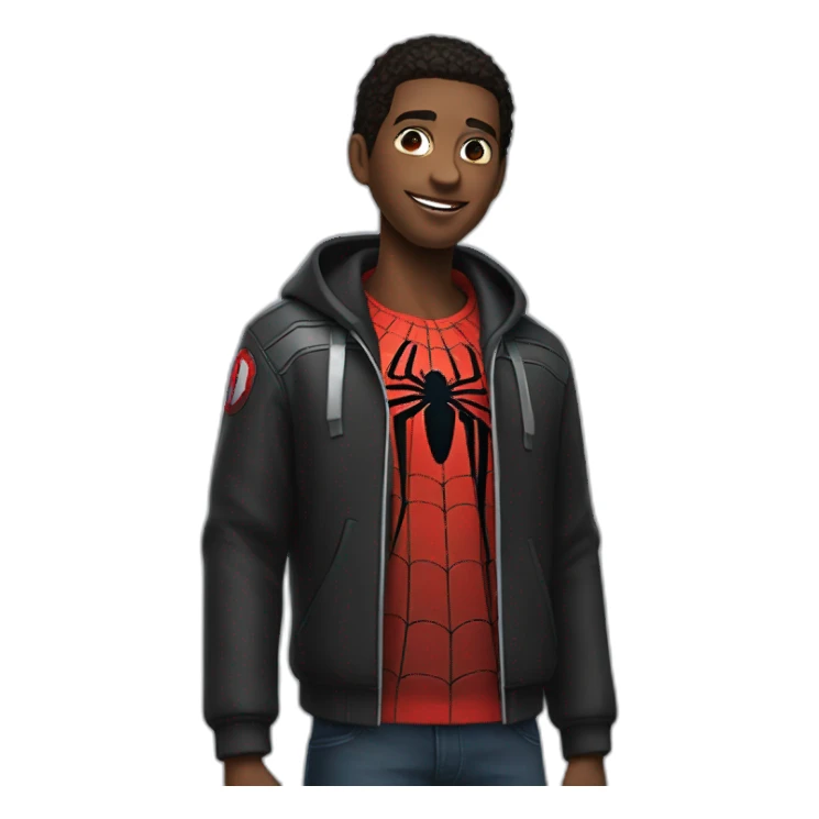 Miles morales choqué sticker