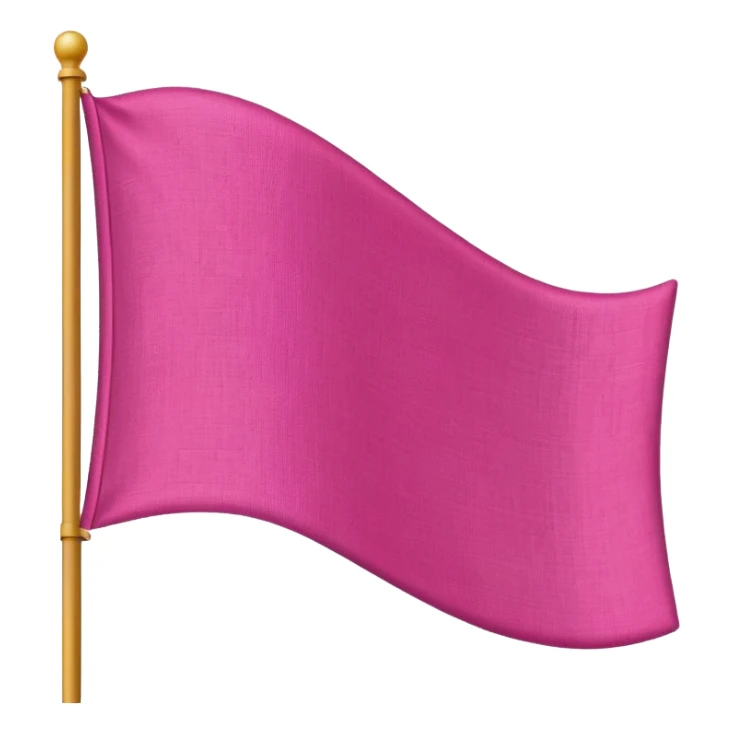 pink flag sticker