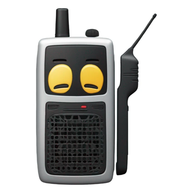 Walkie talkie sticker