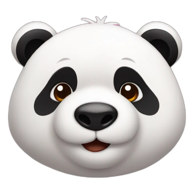 Oso panda enamorado sticker