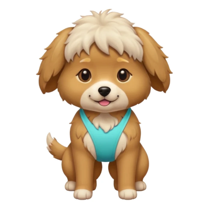 dog in a bikini sticker