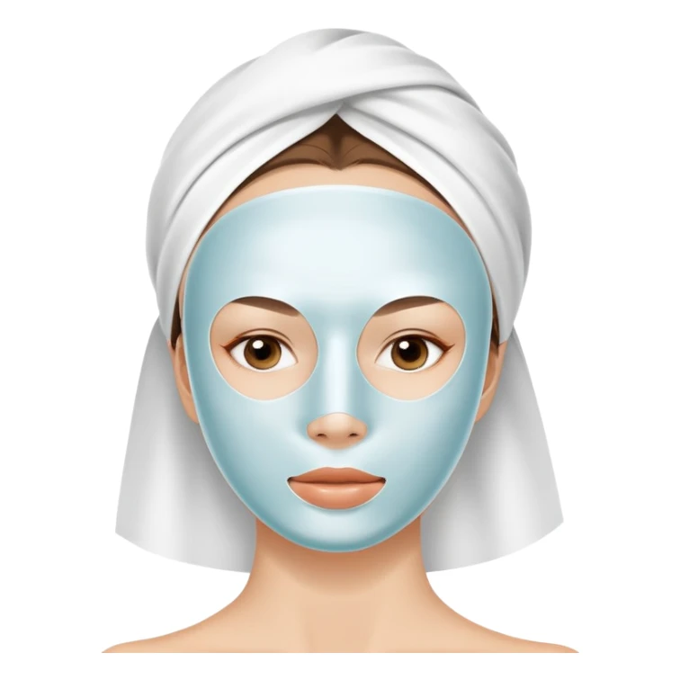 thin sheet face mask skincare sticker