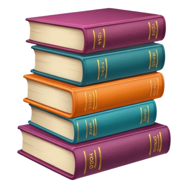 libros aesthetic de colores sticker