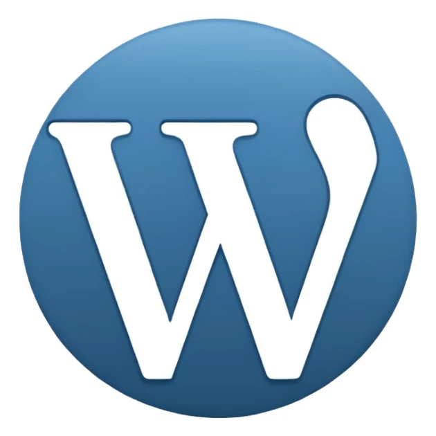 wordpress logo sticker