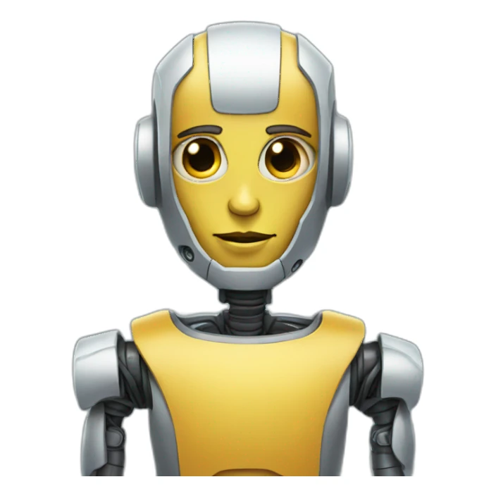 robot human sticker