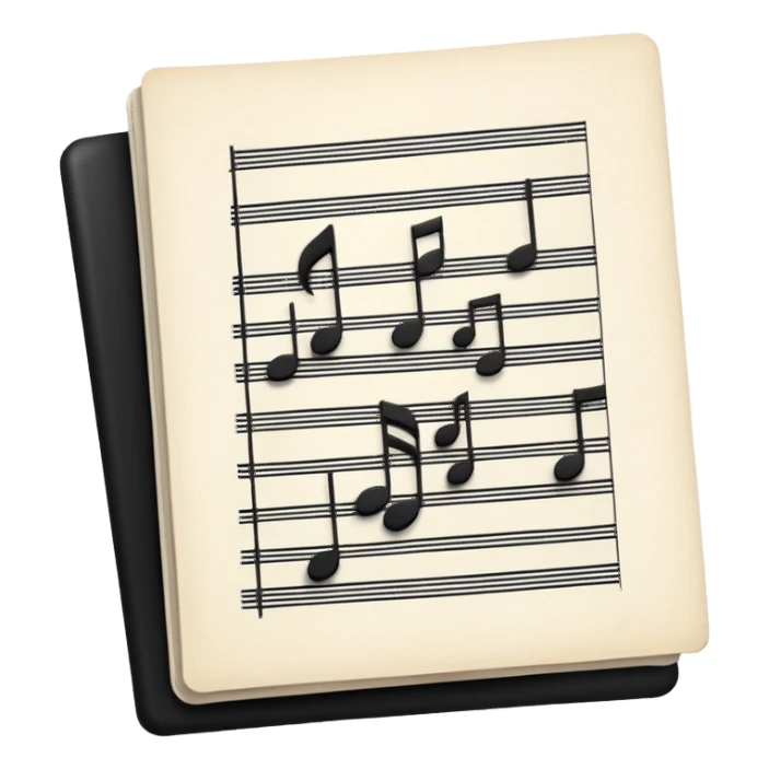 music sheet emoji sticker