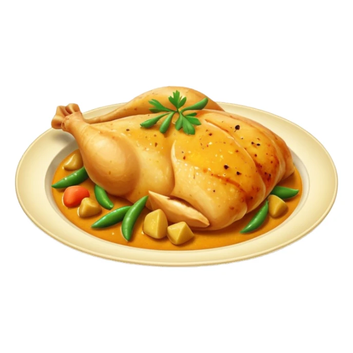 full chicken breast peace curry sticker