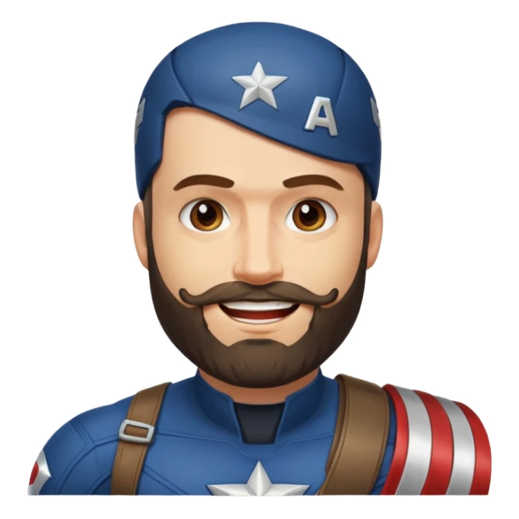 captain america criss evans bearded  sticker