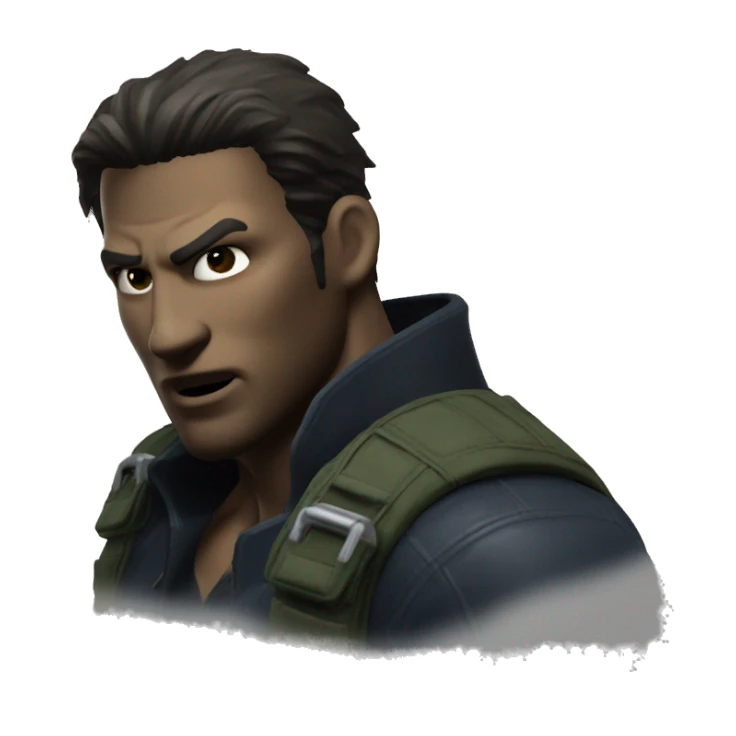 Hunk from Resident Evil 2 sticker