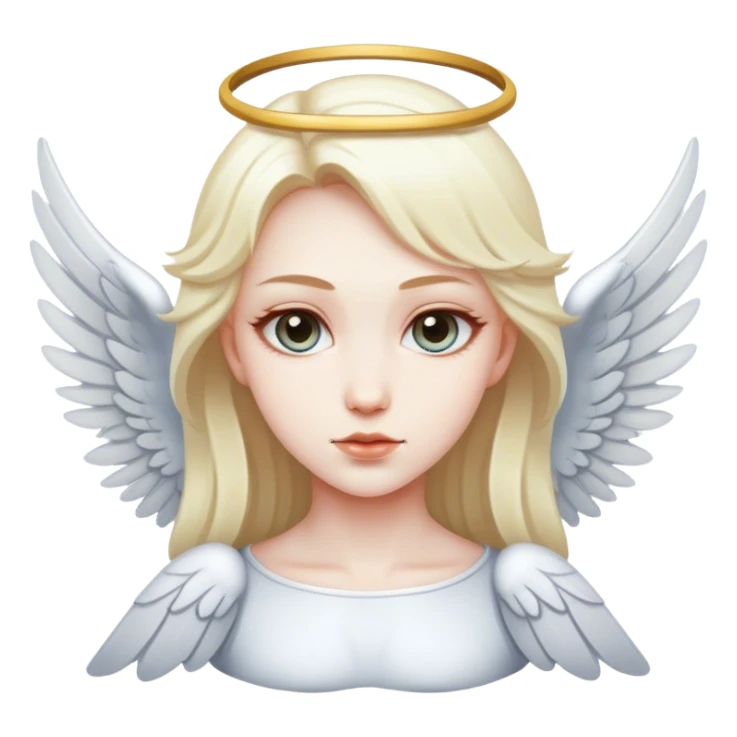 6 winged angel sticker