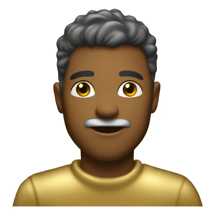 Gold Christmas  sticker